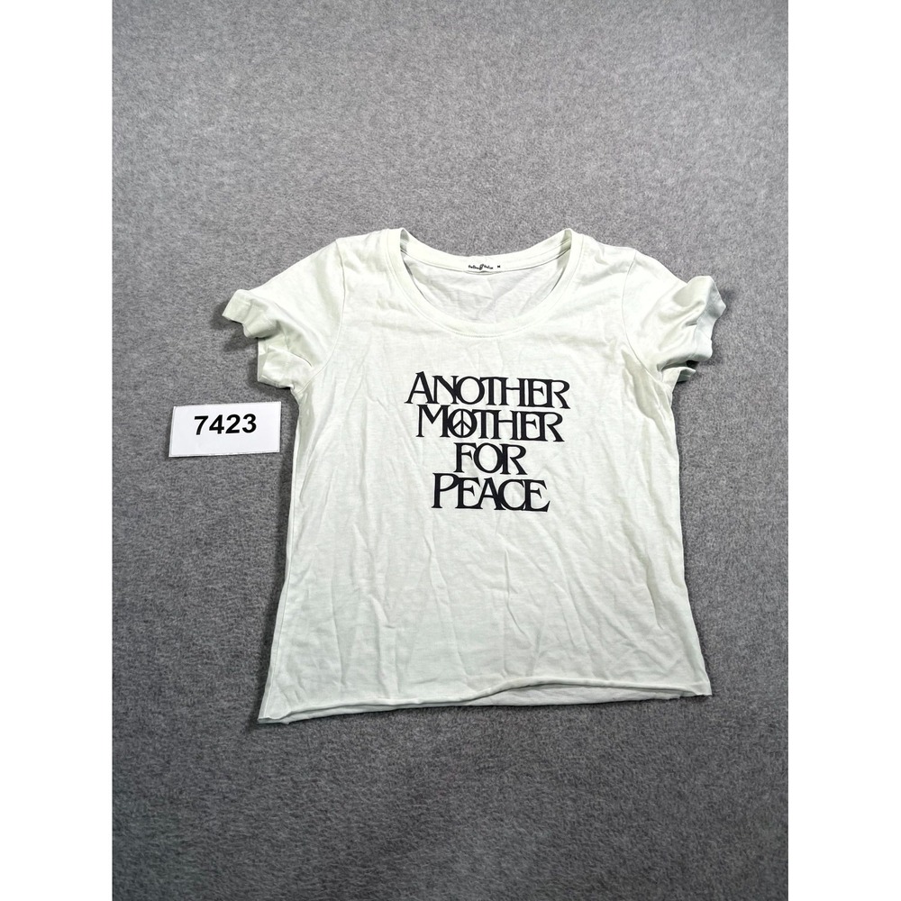 The Bee & the Fox T Shirt Womens‎ Medium White Another Mother For Peace Graphic
